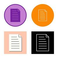 Unique Document Vector Icon