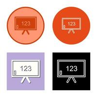 Unique Classroom Board Vector Icon