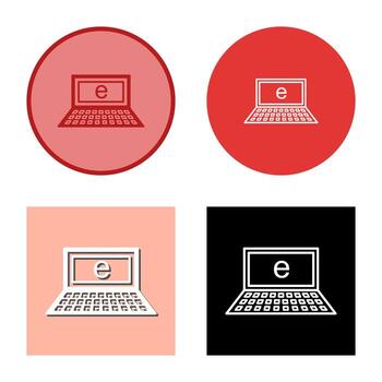 Unique Internet Vector Icon