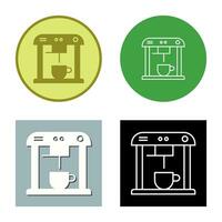 Unique Coffee Machine Vector Icon