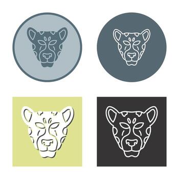 leopard Vector Icon