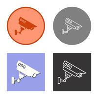 icono de vector de cctv