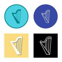 Harp Vector Icon