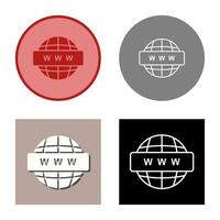 World Wide Web Vector Icon