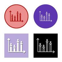 Candidate Graph Vector Icon