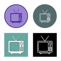 Television Broadcast Vector Icon