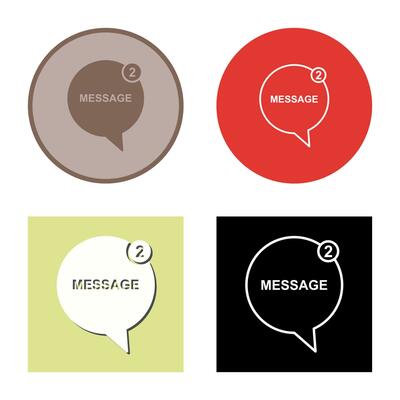 Message Bubbles Vector Icon