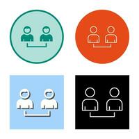 Connected Users Vector Icon
