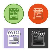 Mobile Shop Vector Icon