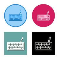 icono de vector de teclado