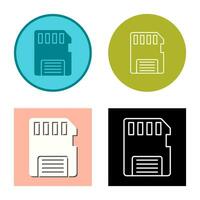 Memory Card Vector Icon