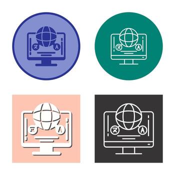 icono de vector de idioma