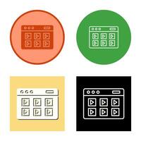 Online Course Vector Icon