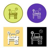 Work Table Vector Icon