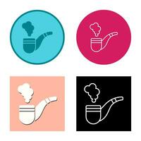 Smoke Pipe Vector Icon