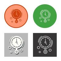 Wall Clock Vector Icon