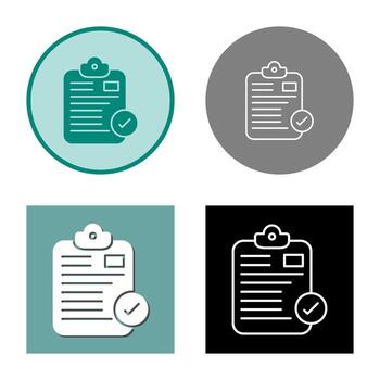 Secure Notepad Vector Icon