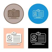 Id Card Vector Icon