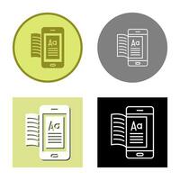 Ebook Vector Icon