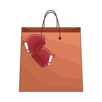 sticker price in paperbag illustration vector