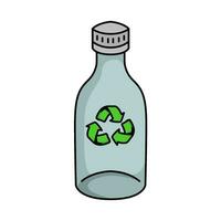 trash  bottle reduce illustration vector