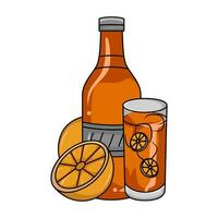 lemon beverage illustration vector