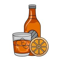 lemon beverage illustration vector