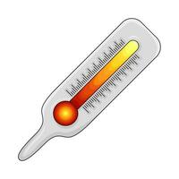 hot fire with hot temperature illustration vector