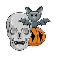 bat  halloween illustration vector