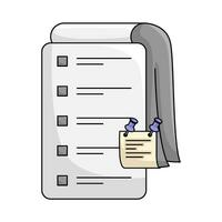 task list illustration vector