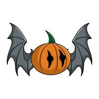 bat  halloween illustration vector