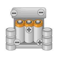 battery electric illustration vector