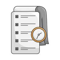 task list illustration vector