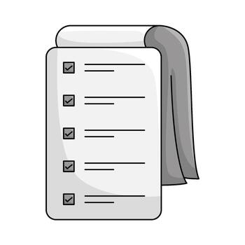 task list  illustration vector