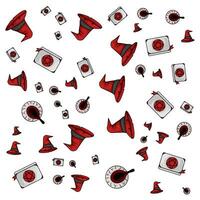 halloween pattern illustration vector