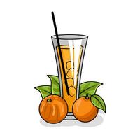 lemon drink illustration vector