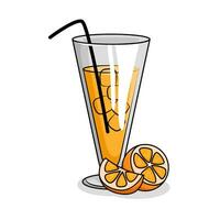 lemon drink illustration vector