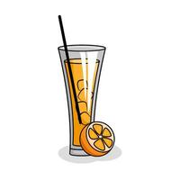 lemon drink illustration vector