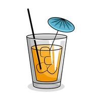 lemon drink illustration vector