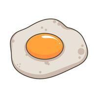 sunny side up illustration vector