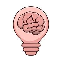 human brain illustration vector