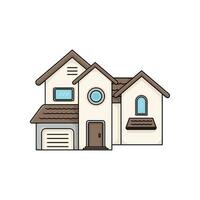 house building  illustration vector