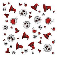 halloween pattern illustration vector