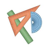 regla matemáticas ilustración vector