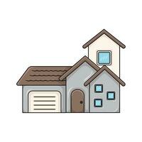 house building  illustration vector