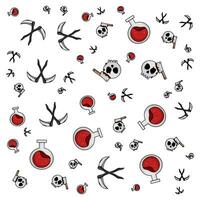 halloween pattern illustration vector