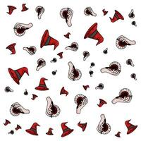 halloween pattern illustration vector