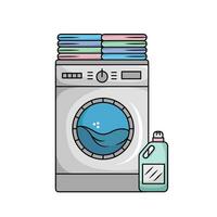 washing machine illustration vector