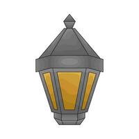 christmas lantern lamp illustration vector