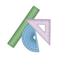 regla matemáticas ilustración vector